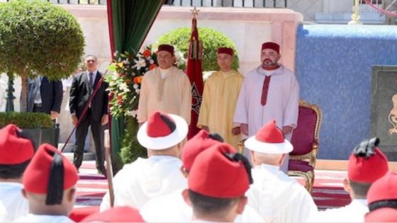 جلالة الملك محمد السادس يتلقى تهاني الذكرى 20 لعيد العرش بقصر مرشان .
