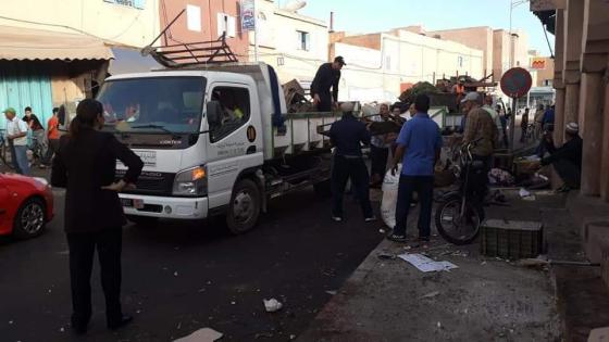 سلطات تيزنيت تشن حملة لتحرير الملك العام