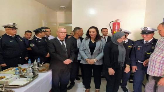 مفوضية الشرطة بأولاد تايمة تحتفي بالمرأة الشرطية في عيد المرأة العالمي.