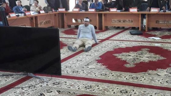 خطير جدا.. محاولة انتحار داخل بلدية تيزنيت تنهي دورة فبراير ” الفيديو “
