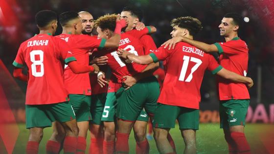 المنتخب المغربي يجددون فوزه على منتخب إفريقيا الوسطى في تصفيات “كان المغرب”.