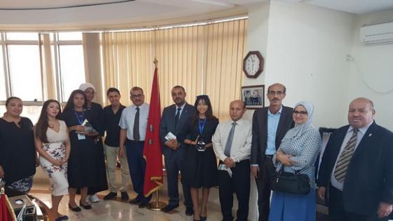حفل استقبال التلاميذ الفائزين من سوس بالرتبة الأولى في جائزة الابداع