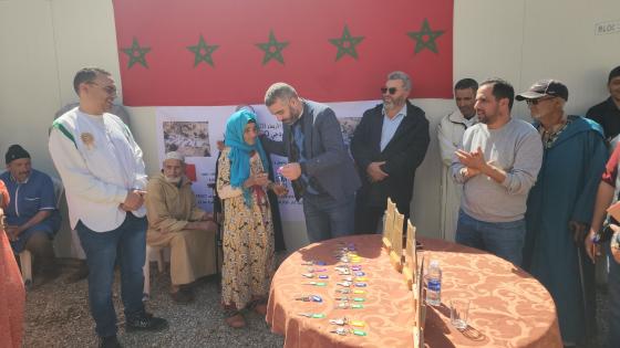 “المخيم النمودجي” يدخل الفرحة على الساكنة المتضررة من الزلزال بجبال تارودانت.