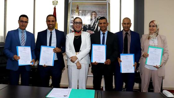 حفل تنصيب رؤساء المصالح الجدد  بالأكاديمية الجهوية للتربية والتكوين لجهة سوس ومديرياتها الإقليمية.