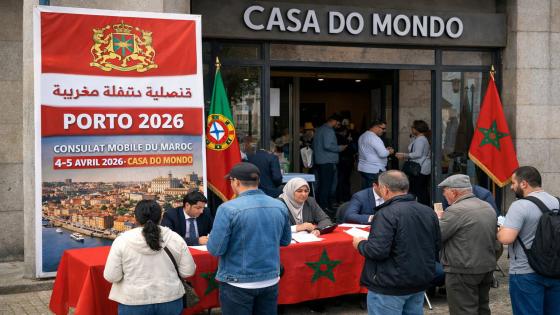 قنصلية متنقلة مغربية تحط الرحال بمدينة بورتو لتقريب الخدمات من الجالية.