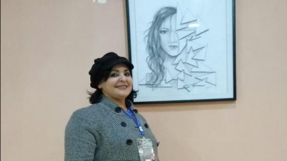 الفنانة زينة.. احاسيسي اترجمها في التشكيل.