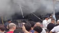 حريق مهول يلتهم محلًا للجزارة والشواية والسناك بحي أدرار بأكادير