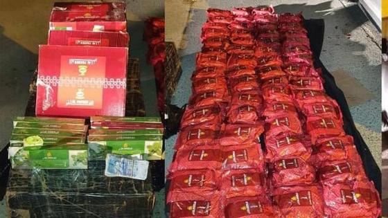بلفاع : إحباط عملية تهريب 2 طن من السجائر و”المعسل”.