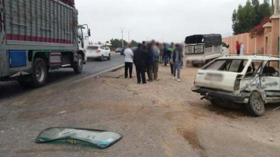 عاجل : جرحى ومعطوبين في حادث إنقلاب إحدى عربات الموت بمدخل بيوكرى