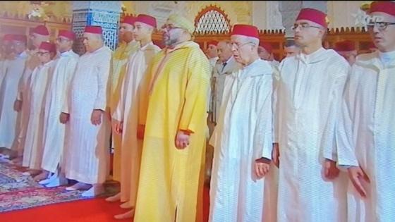 جلالة الملك يؤدي صلاة الجمعة بمسجد حسان حول موضوع أهمية النصيحة.