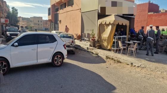 سيدي بيبي : احتلال الملك العمومي يتسبب في حادثة سير خطيرة بالمحلقة الإدارية الأولى .