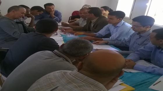 انخراط أطر التوجيه التربوي بنيابة تارودانت لإنجاح الدخول المدرسي2015/2016