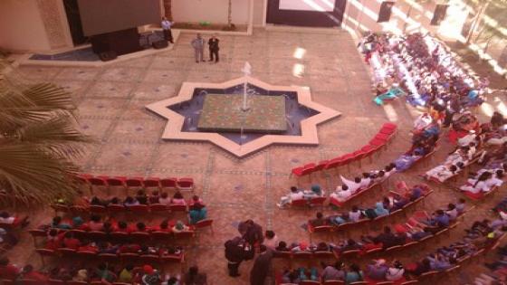 مقر عمالة إنزكان يصدح بأناشيد وطنية احتفاءا بالذكرى 40 لانطلاق المسيرة الخضراء المظفرة