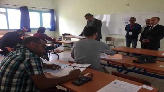 مدير الأكاديمية يتفقد سير إجراء اليوم الأول من الدورة الاستدراكية للامتحان الوطني لنيل شهادة الباكلوريا بجهة سوس