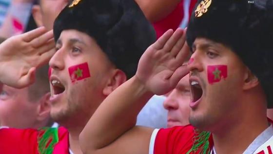 النشيد الوطني المغربي الأول عربيا كأفضل نشيد وطني في كأس العالم