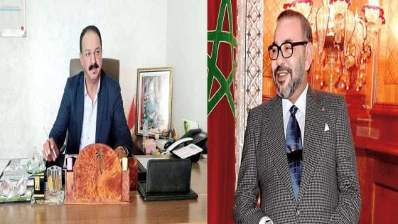 عبد العزيز المكي في برقية تهنئة مرفوعة إلى الملك محمد السادس بمناسبة عيد الأضحى.