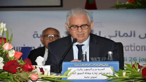 تيزنيت : بركة يعلن مشروع محطة للتحلية بشاطئ أكلو.