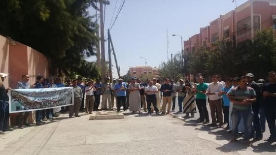 اشتوكة : “الحركة الانتقالية” تخرج أساتذة إلى الاحتجاج ببيوكرى