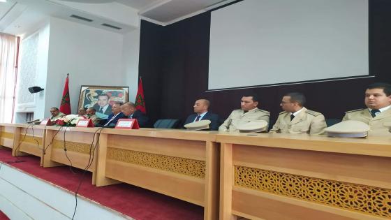 عامل عمالة إنزكان أيت ملول يترأس حفل تنصيب رجال السلطة الجدد.