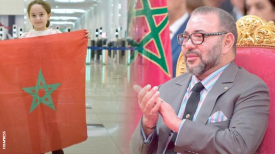 الملك ل”الطفلة مريم أمجون” : “شرفت المغرب والمغاربة”