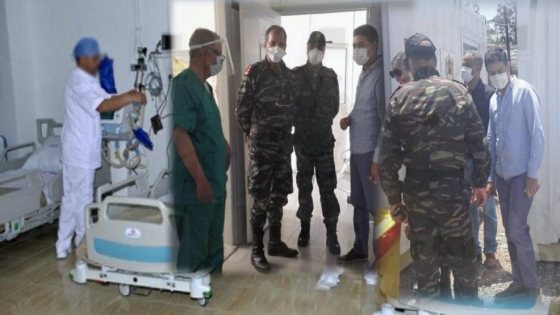فريق من الطب العسكري يزور مستشفى انزكان وينسيق مع نظيره المدني لمكافحة وباء كورونا.