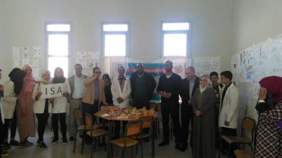 ثانوية الإمام مسلم الإعدادية بمديرية تارودانت تفوز بجائزة المدرسة الدوليةISA