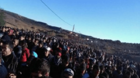 جرادة تهتز على أصوات المحتجين .. وإضراب عام يشل حركة المدينة